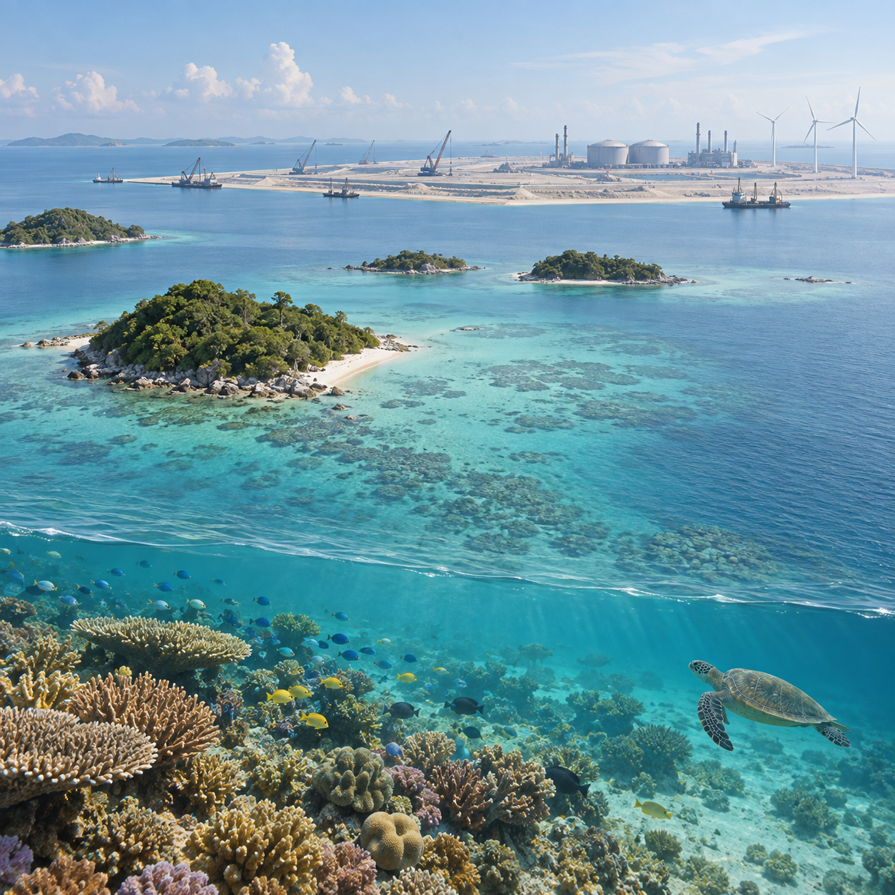 新西部岛屿计划引发海洋生态保护关注