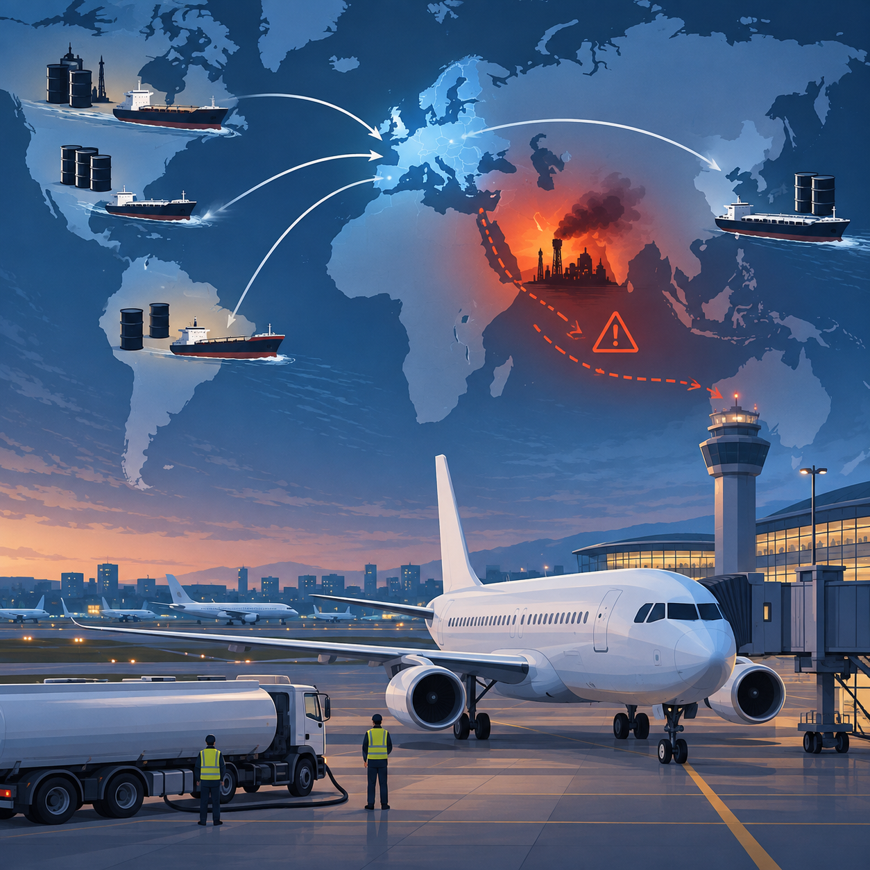 欧洲第四季度或面临航空煤油供应缺口，韩国对欧出口将创四年新高