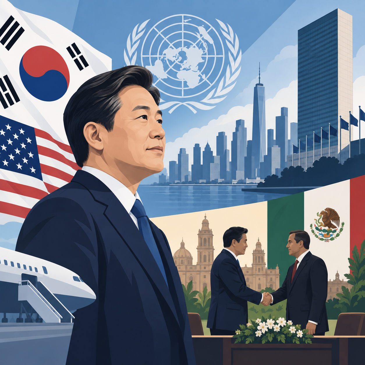 韩国总统李在明将出席联合国大会并访问墨西哥