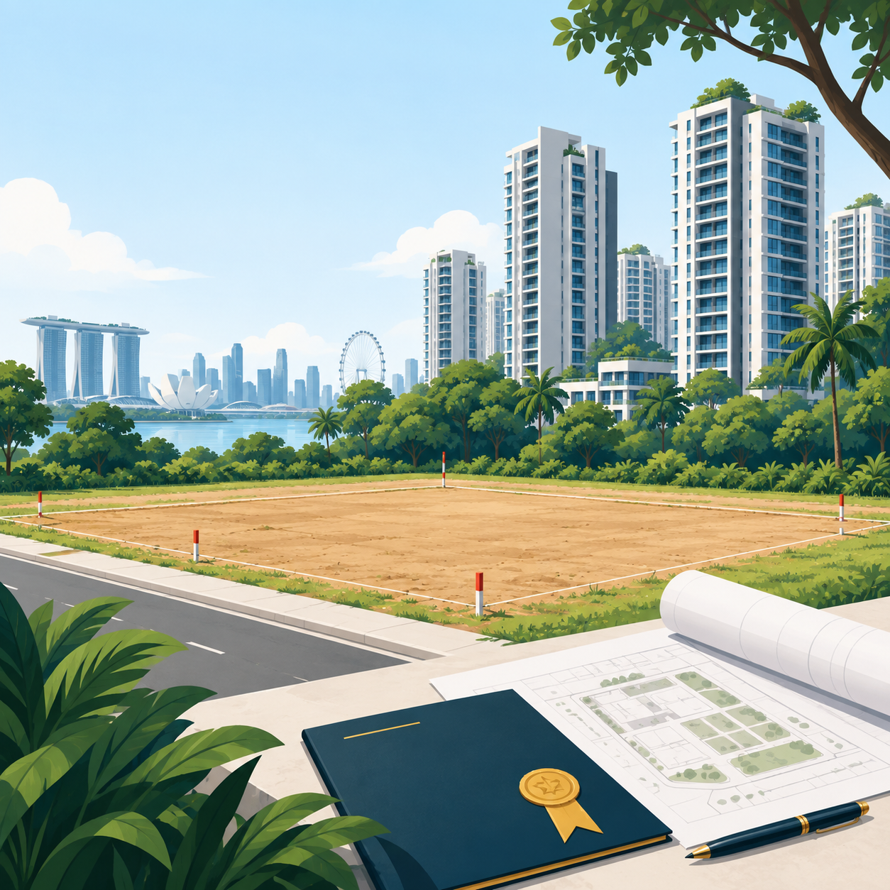 URA以2.081亿新元批出Lorong Puntong住宅地块