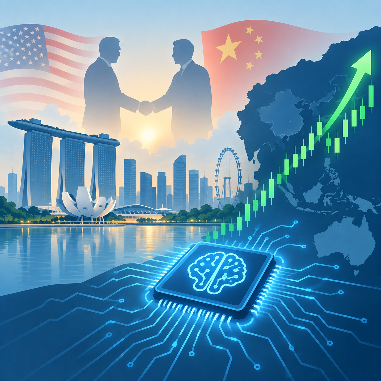 亚洲股市上扬，人工智能需求与中美贸易谈判释放乐观信号