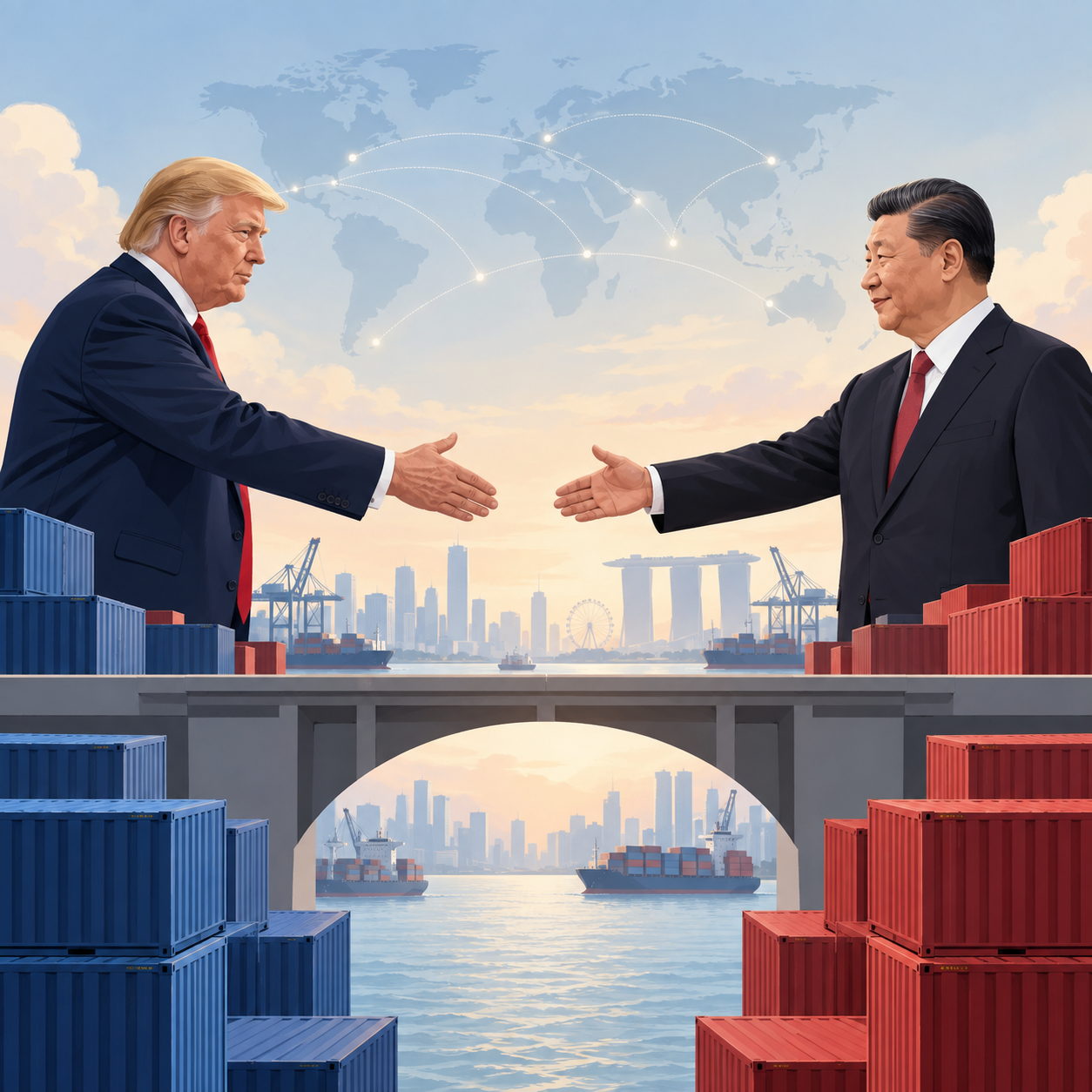 特朗普与习近平从关税冲突走向贸易休战