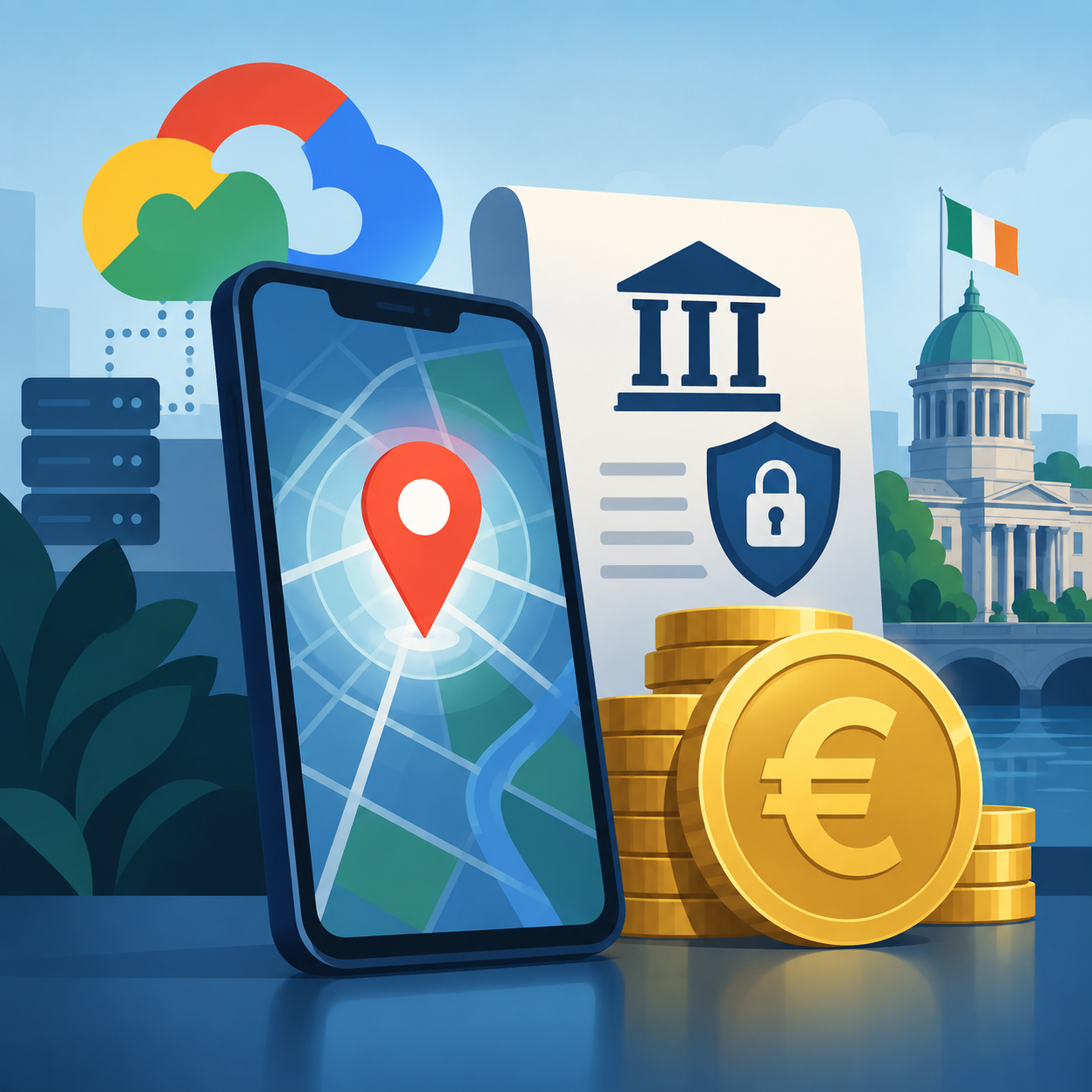 爱尔兰监管机构因位置数据处理对谷歌罚款4.03亿欧元