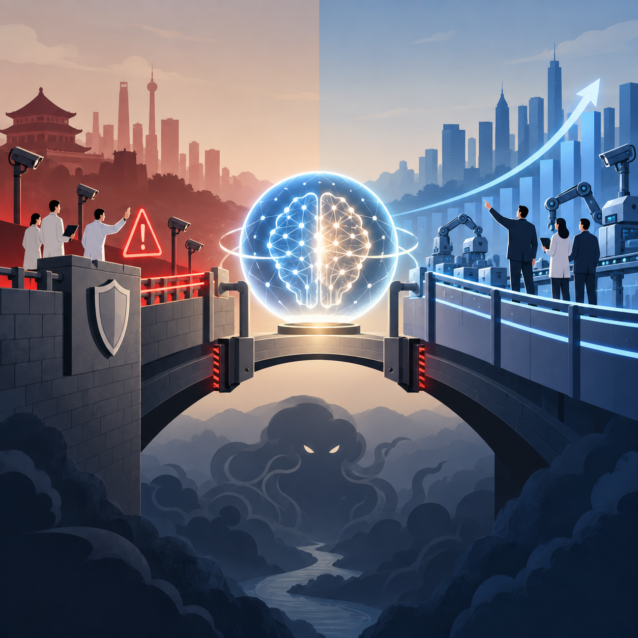 中美AI安全治理分歧：既防失控也不愿放慢发展