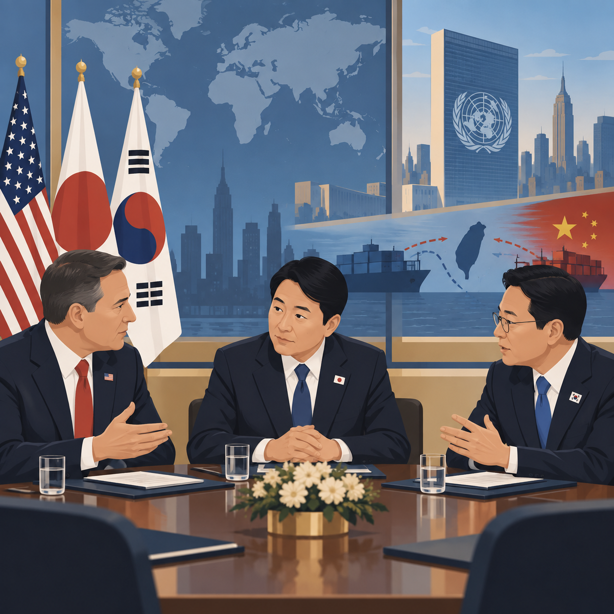 鲁比奥在特朗普与习近平会晤前会见日韩外长