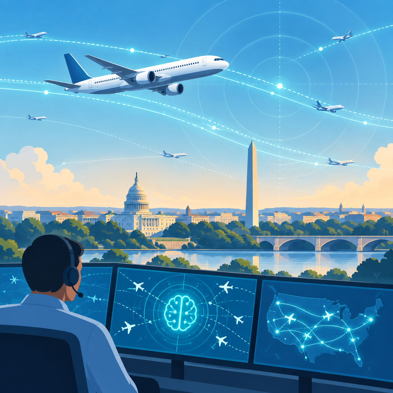 美国联邦航空局启用人工智能系统以减少航班延误