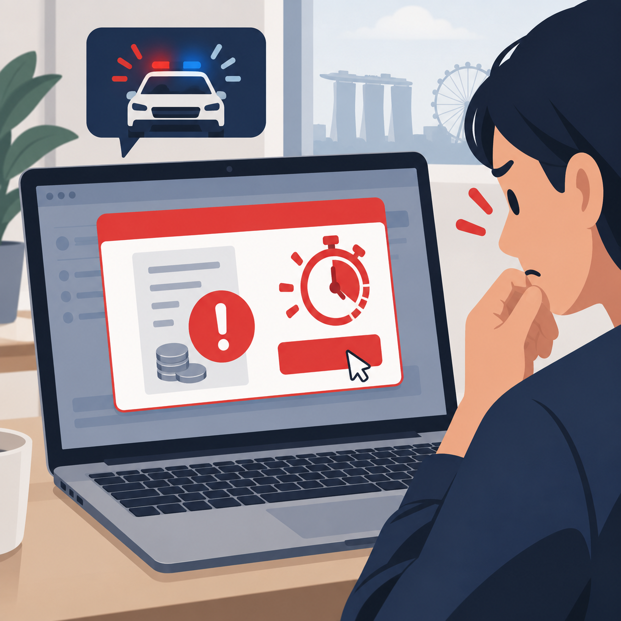 警方提醒：要求支付“未缴罚款”的弹窗是诈骗