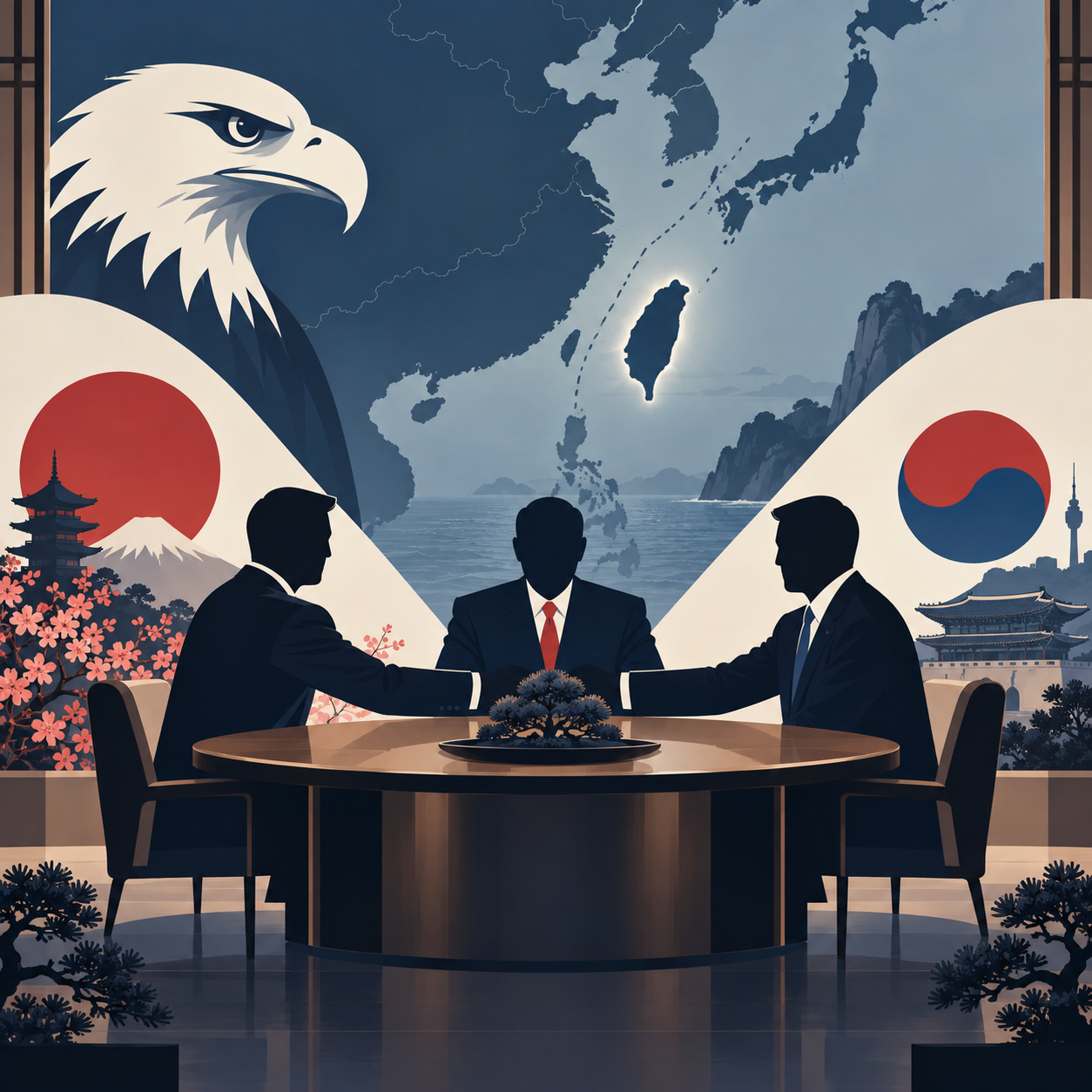 特朗普与习近平会晤前，美国重申支持日本、韩国及台湾