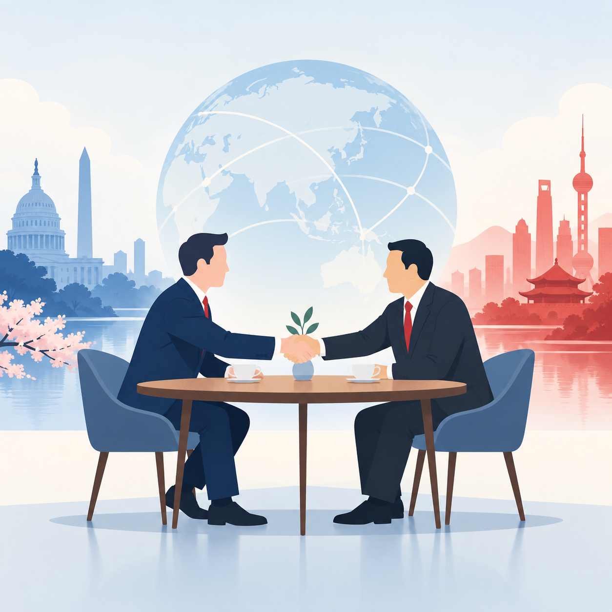 美调查显示57%美国民众支持对华友好合作与接触