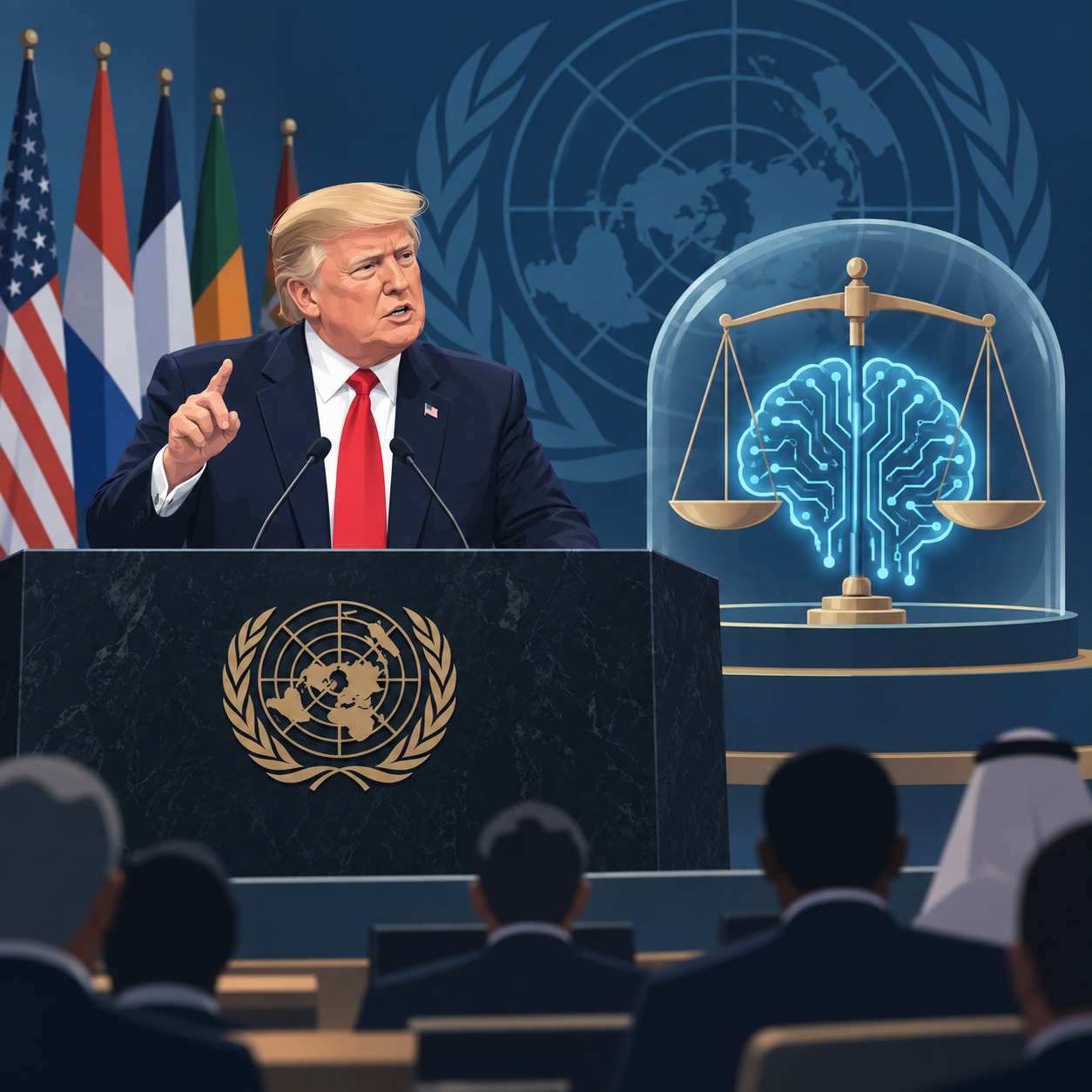 特朗普称必要时美国司法部可约束人工智能企业