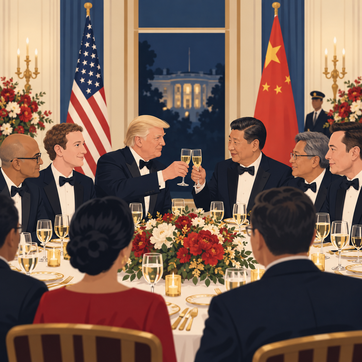 扎克伯格将出席特朗普为习近平举行的白宫国宴