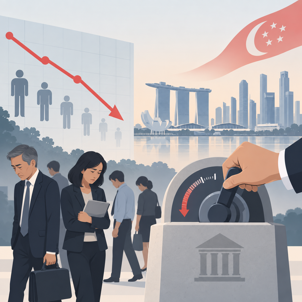 新加坡就业市场转弱或限制金管局激进收紧政策