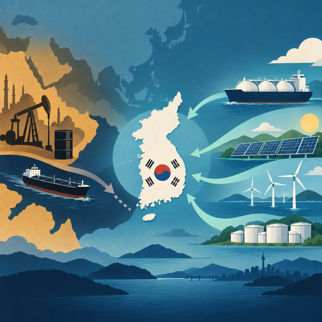 韩国计划到2035年将中东原油进口依赖降至50%