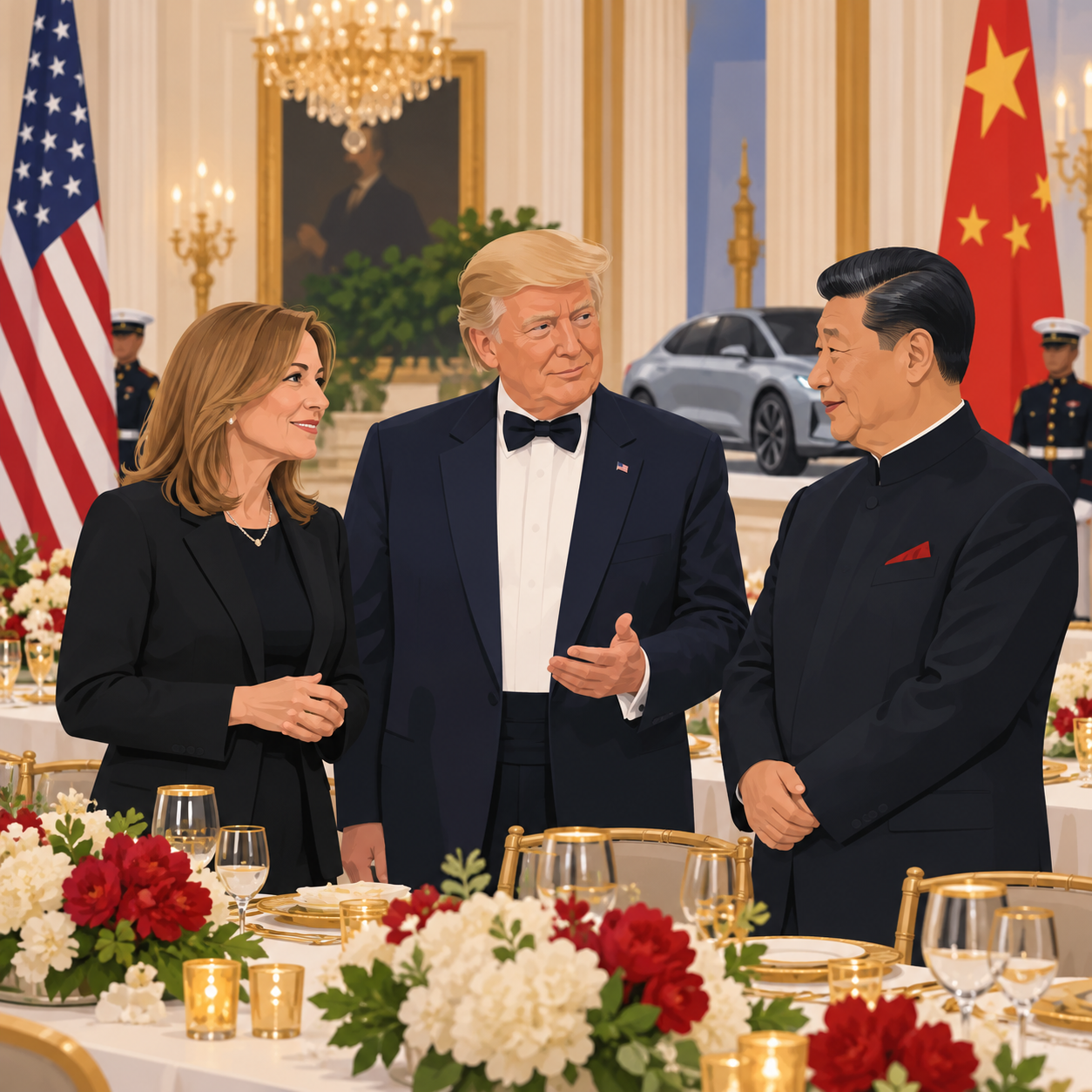 消息人士：通用汽车CEO玛丽·博拉将出席特朗普为习近平举行的国宴
