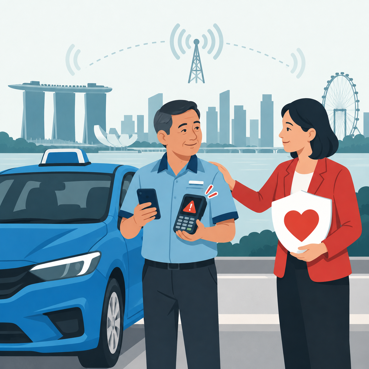 ComfortDelGro将为受9月15日故障影响的司机免收部分佣金