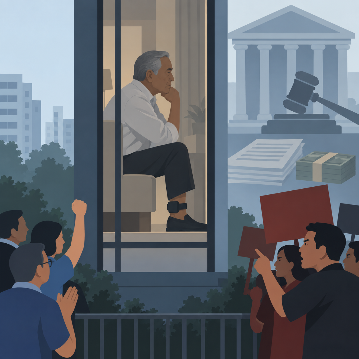 马来西亚前总理纳吉获准软禁服刑引发争议