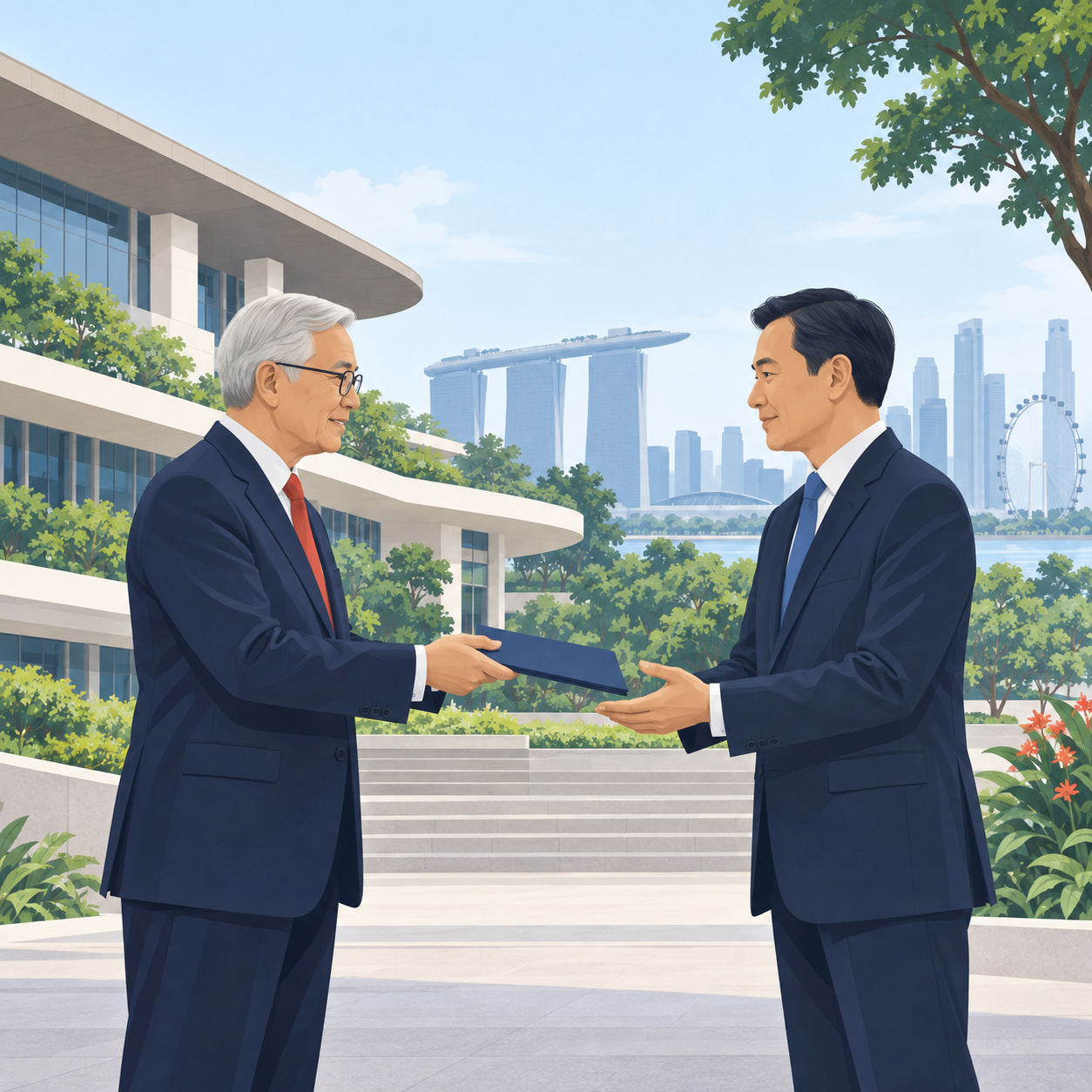 新加坡国立大学主席谢福华明年卸任，叶毅接任