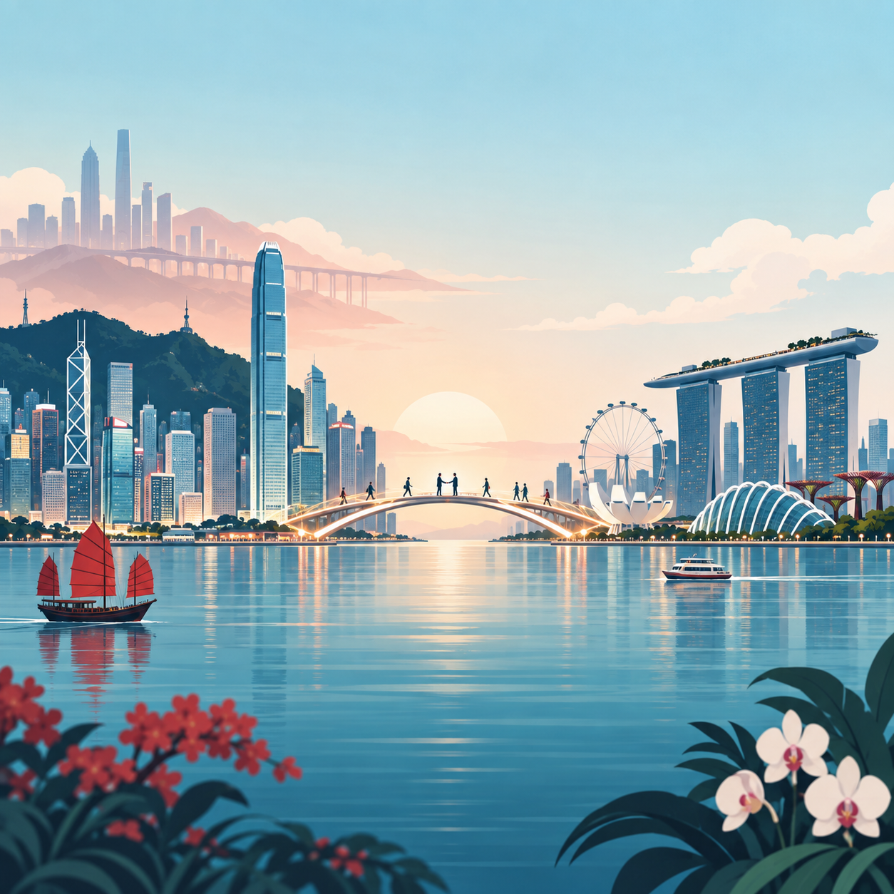 陈茂波：香港强化自身优势，不与新加坡恶性竞争