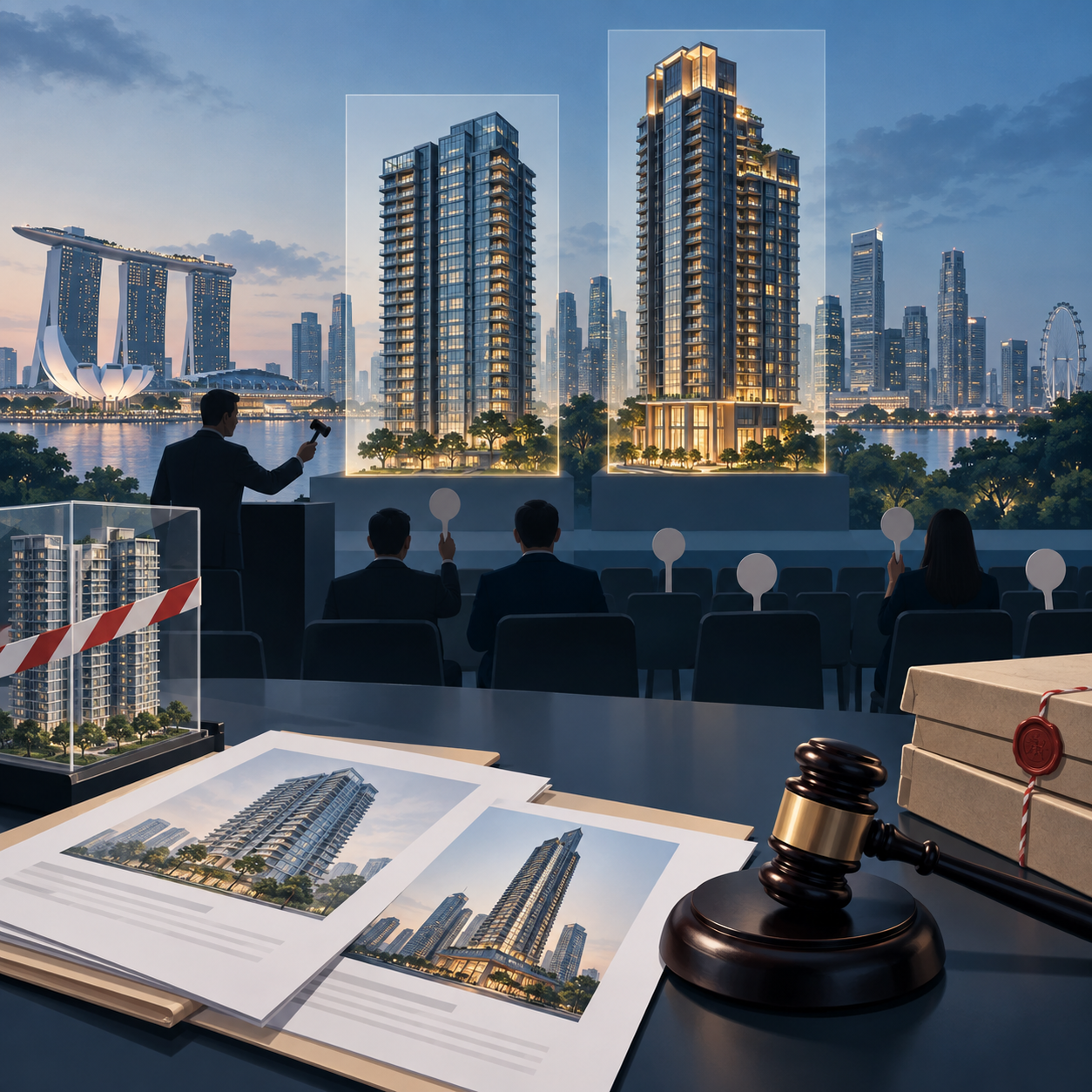 涉洗钱案的Martin Modern及Wallich Residences单位以1644万新元拍出