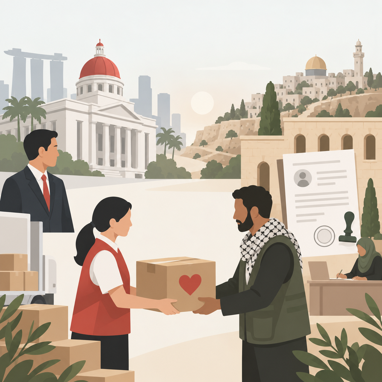 新加坡政府：Love Aid Singapore须在巴勒斯坦注册，无需新加坡政府背书