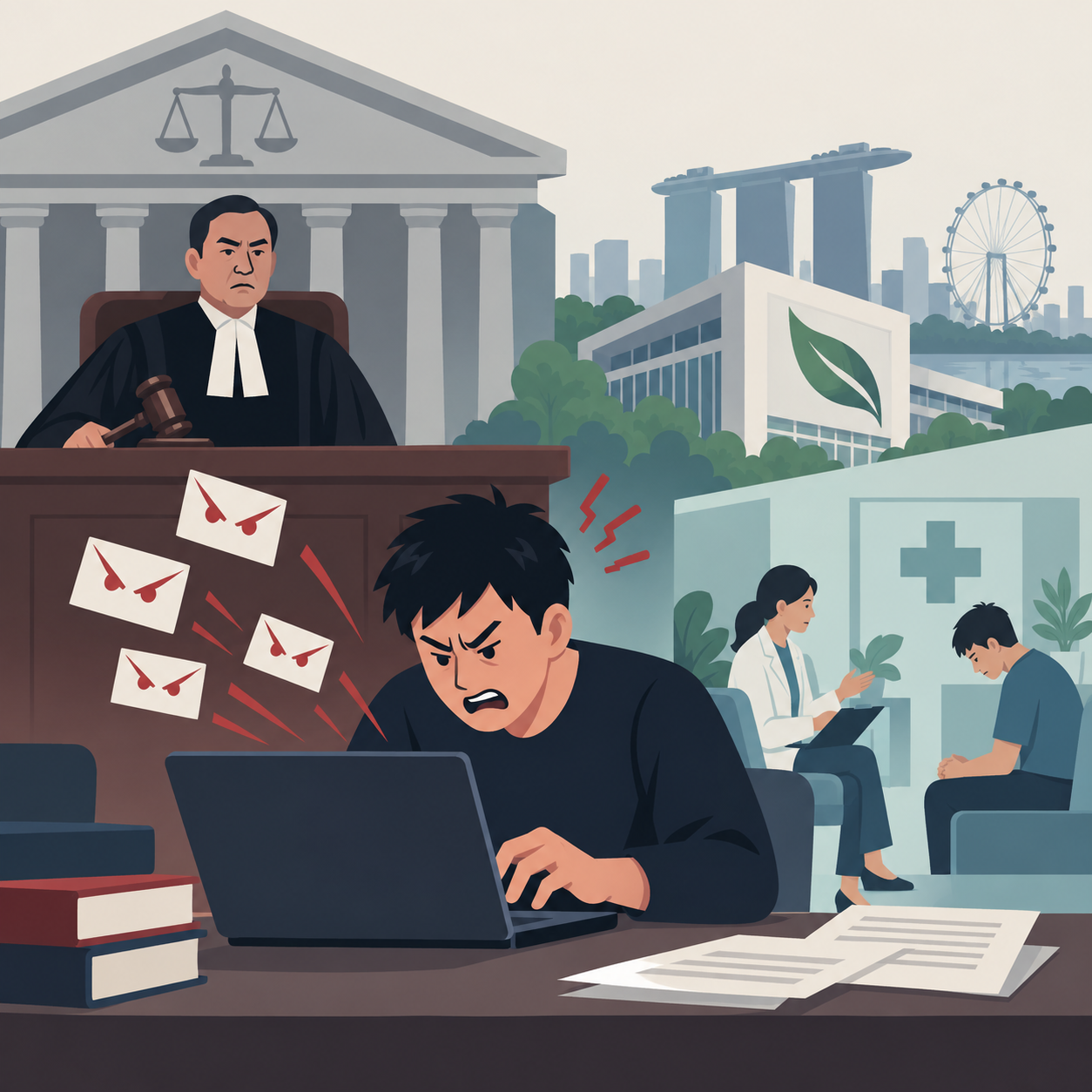 男子辱骂法官及前国家环境局首席执行官，被判接受强制治疗
