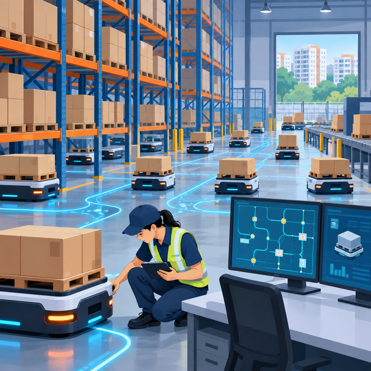 ST Logistics推进仓库自动化并培训员工转型