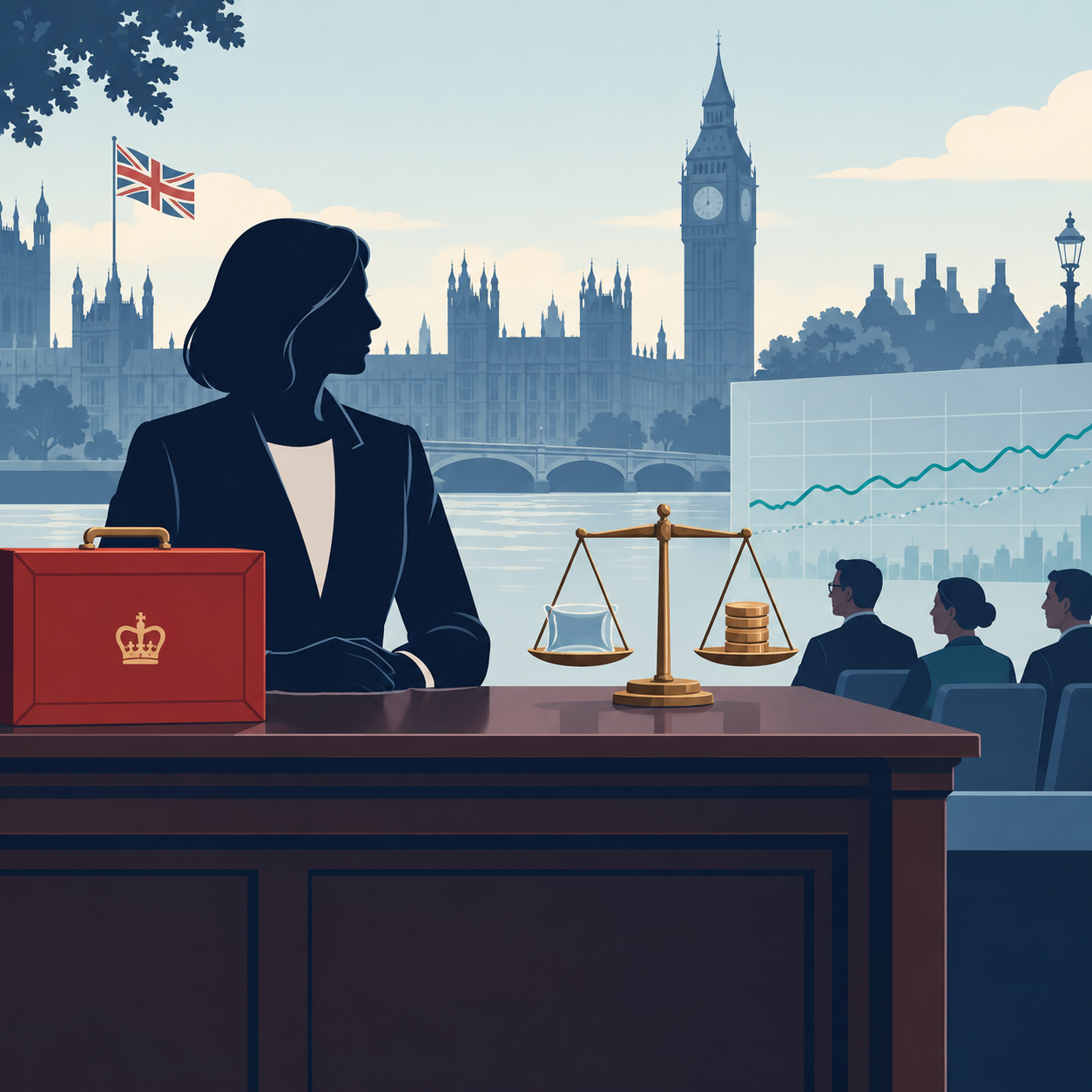 英国财政大臣或接受较小财政缓冲以减少加税幅度