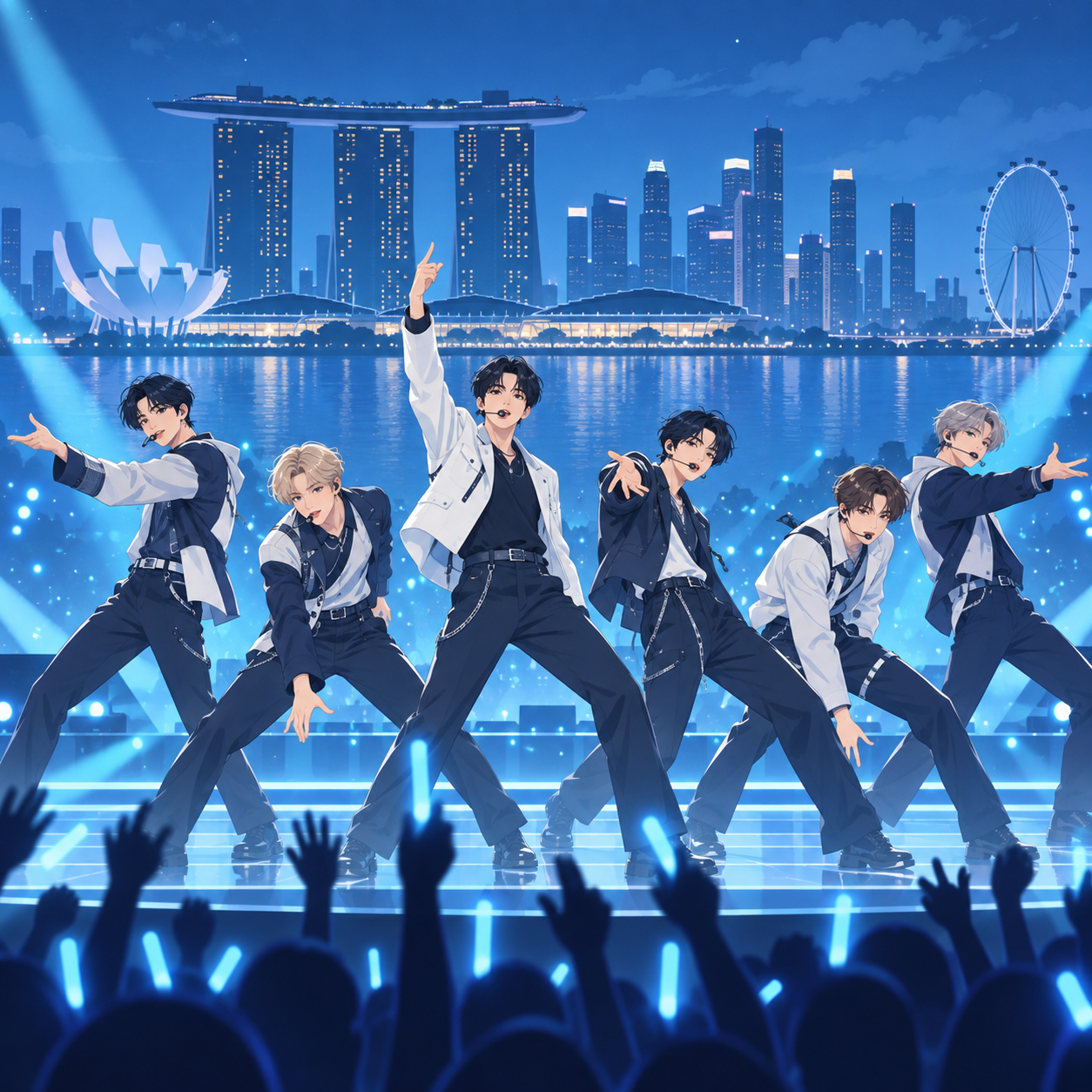 韩国男团TWS凭出道曲走红，将在新加坡举行首场演唱会