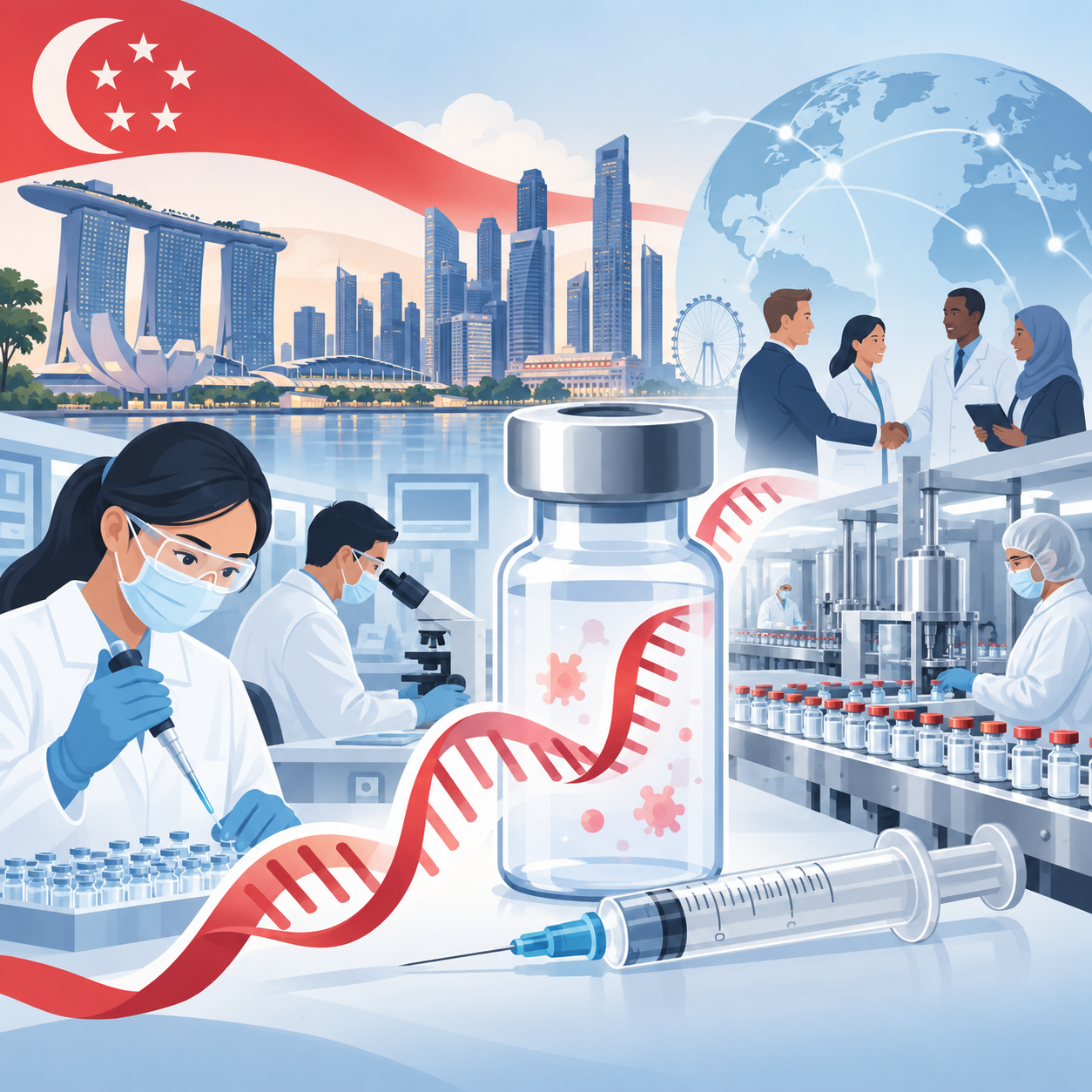新加坡将研发生产新型mRNA流感疫苗以应对未来疫情