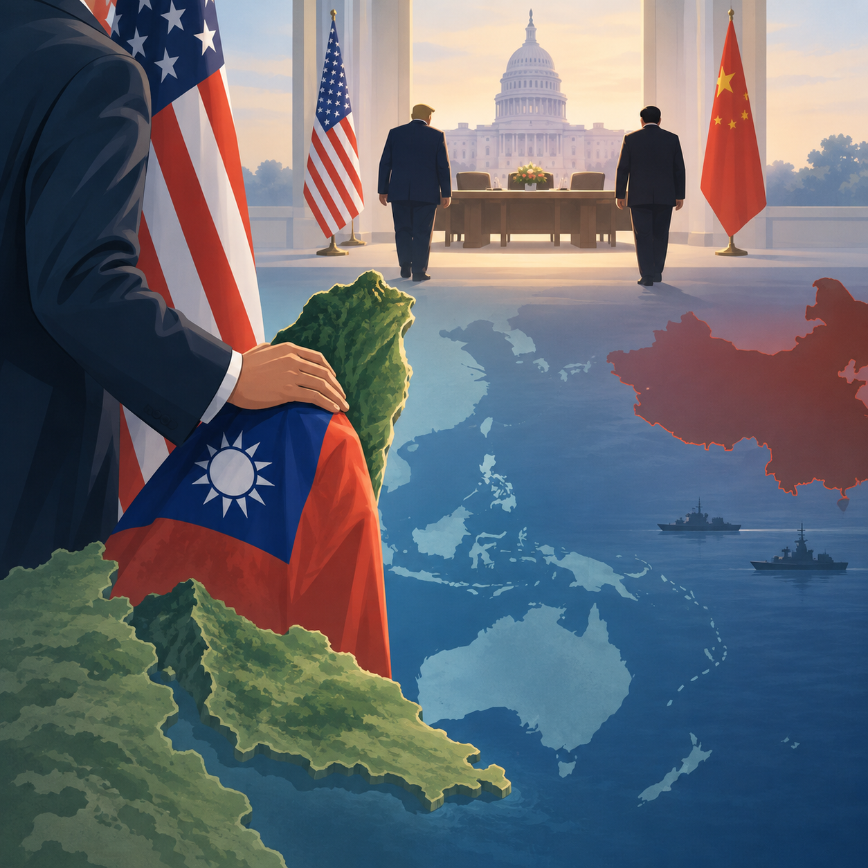 特朗普与习近平会晤前，台湾感谢美国支持