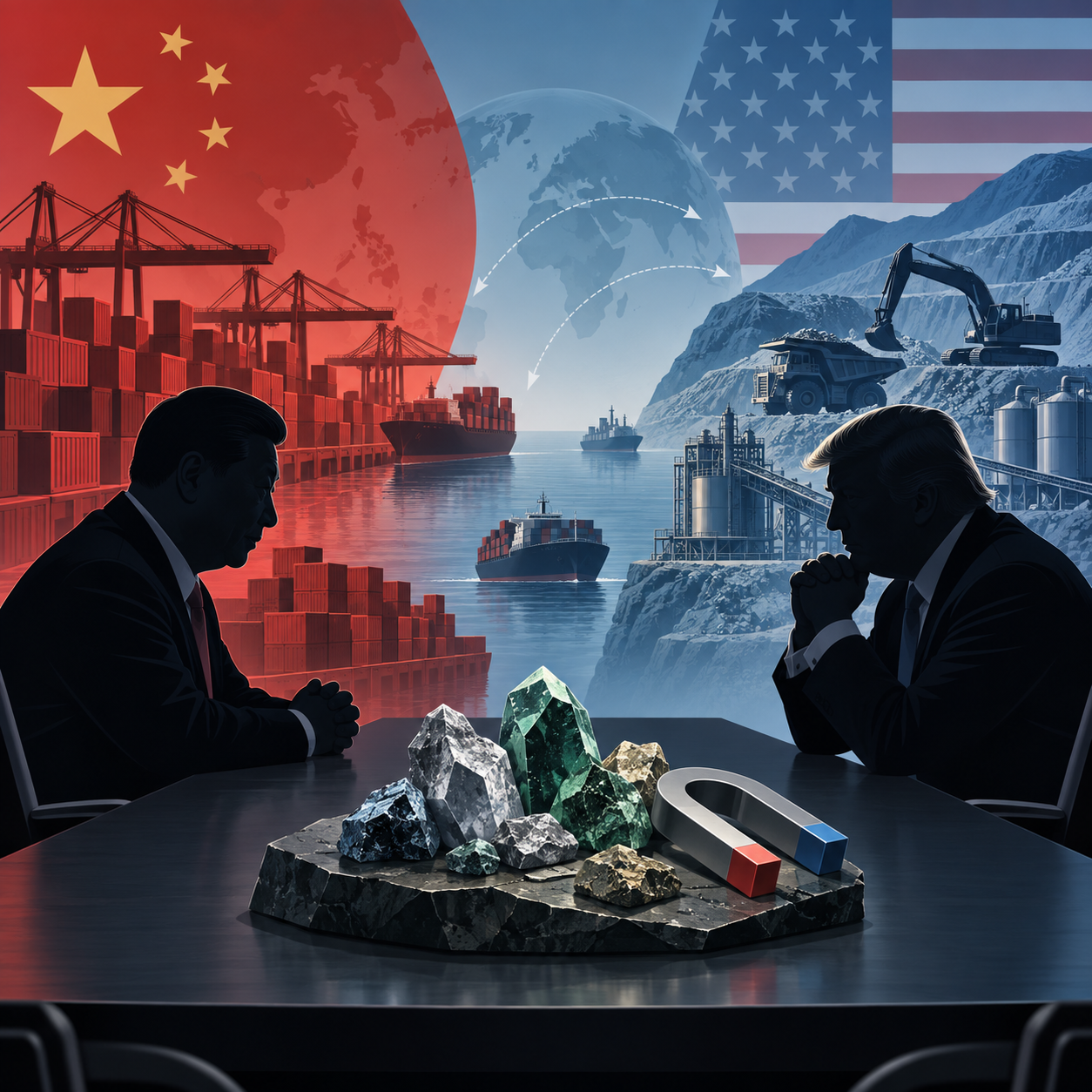 中国稀土主导地位或成为特朗普与习近平会谈焦点