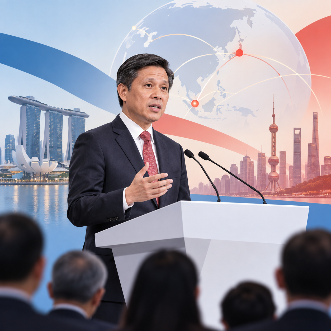 陈杰豪在未来中国全球论坛发表开幕致辞