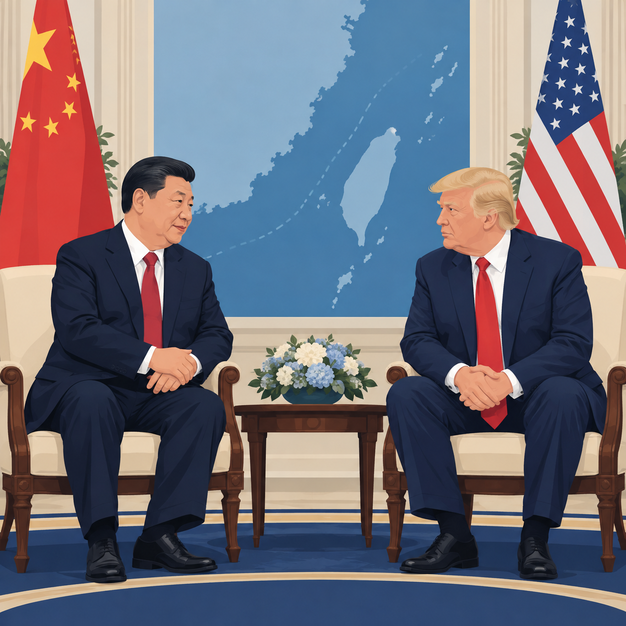 习近平会见特朗普：希望美国坚持反对“台独”