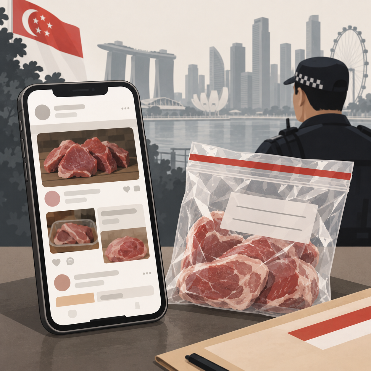 新加坡脸书疑有人售卖狗肉，食品局展开调查