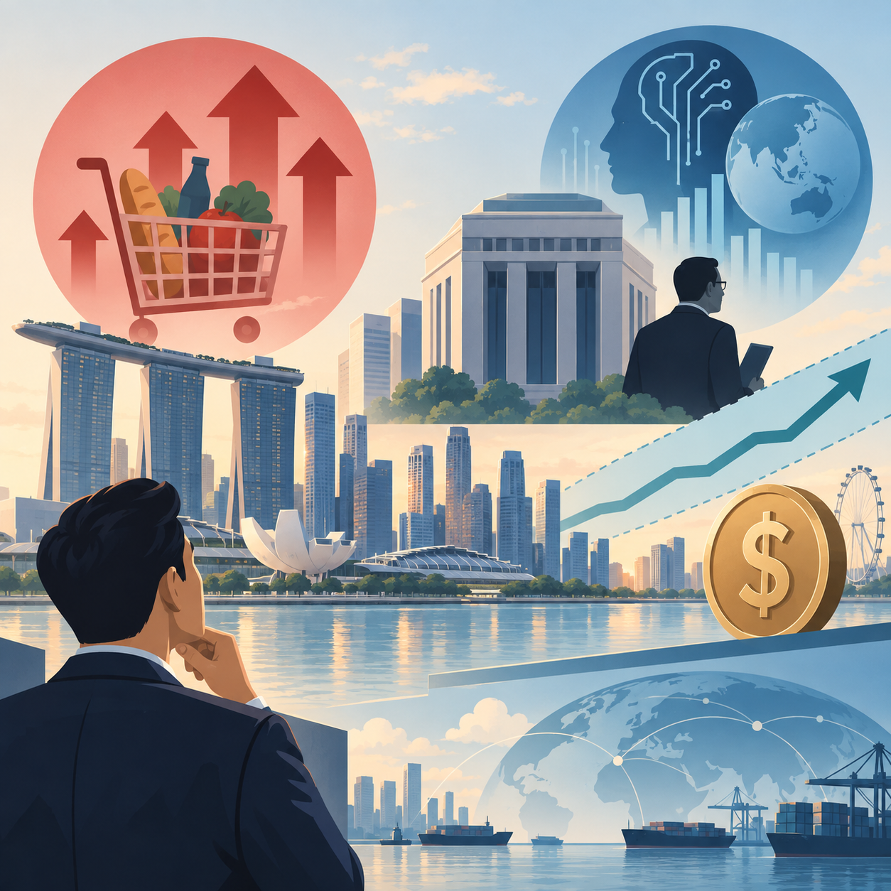 核心通胀升至2.2%，市场预计新加坡金管局10月或进一步收紧政策