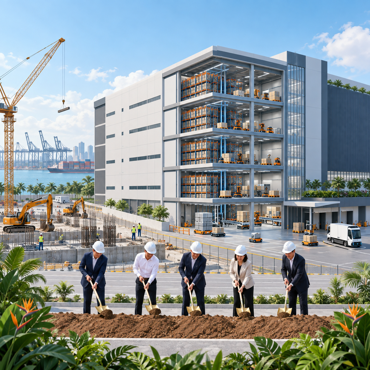 ALP与凯德投资在新加坡启动2.6亿新元智慧物流设施建设