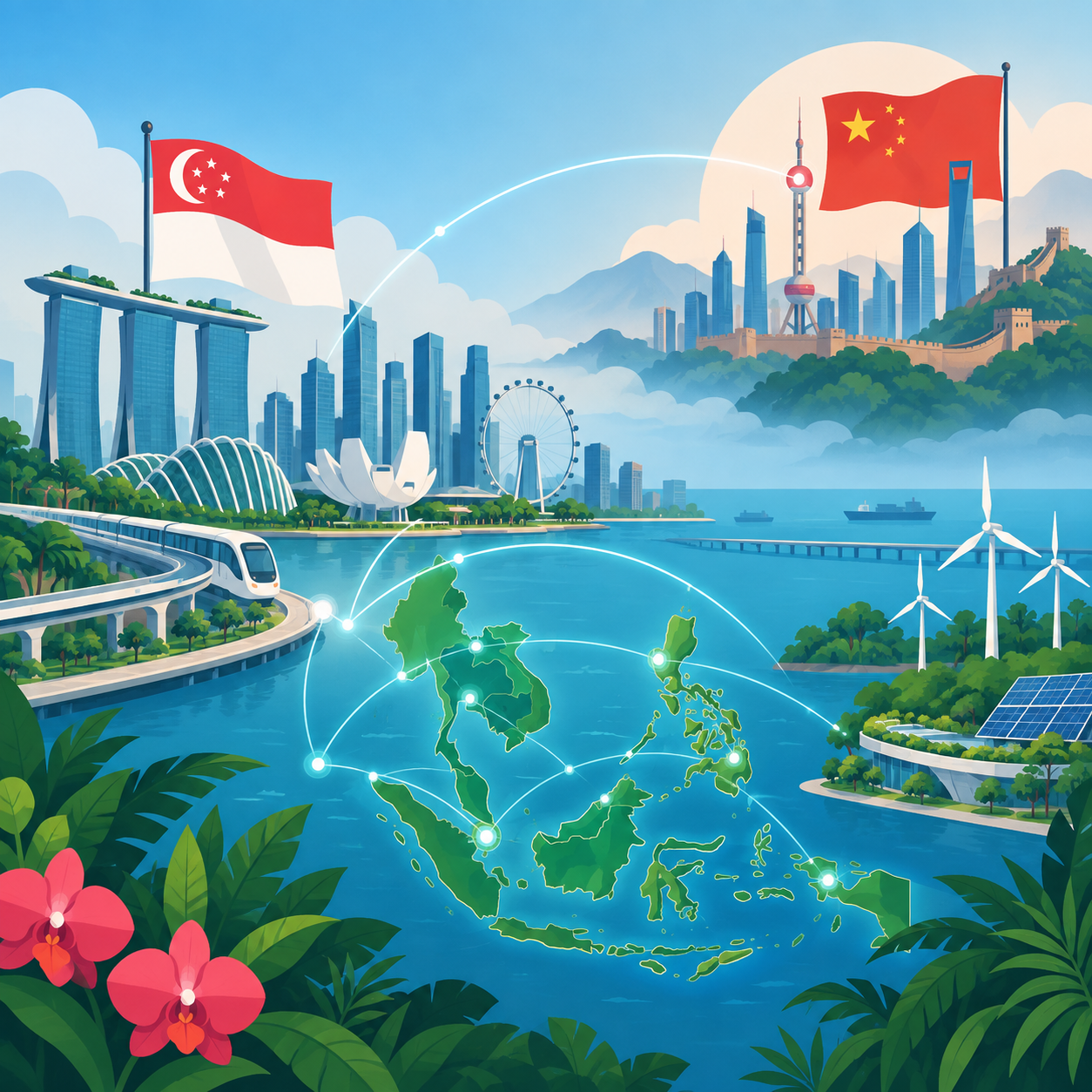尚达曼：新加坡与中国应共同推动“更强大的东盟”