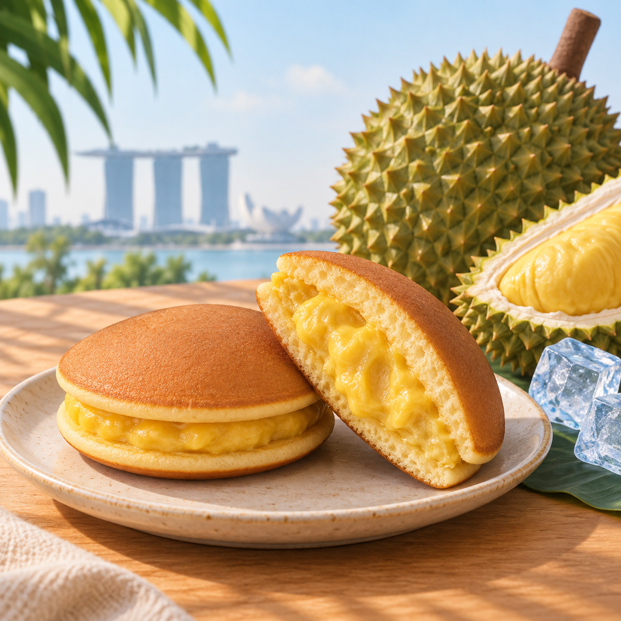 Sunshine Bakeries推出猫山王榴梿铜锣烧