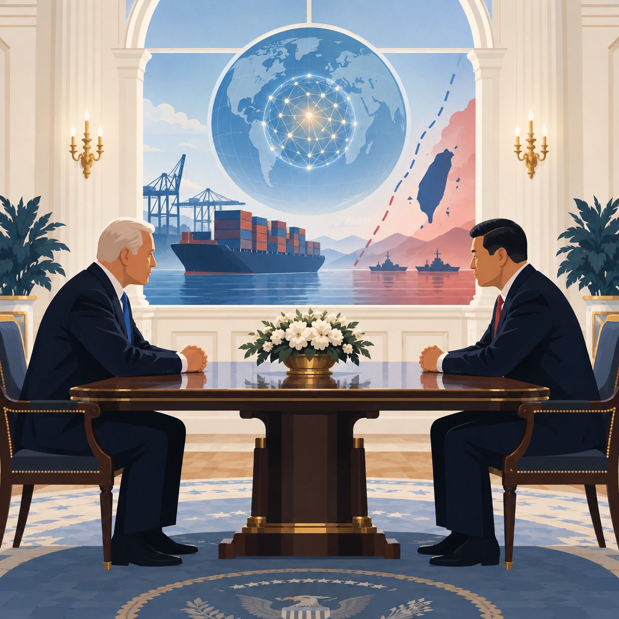 特朗普与习近平会晤聚焦贸易、人工智能及台湾问题