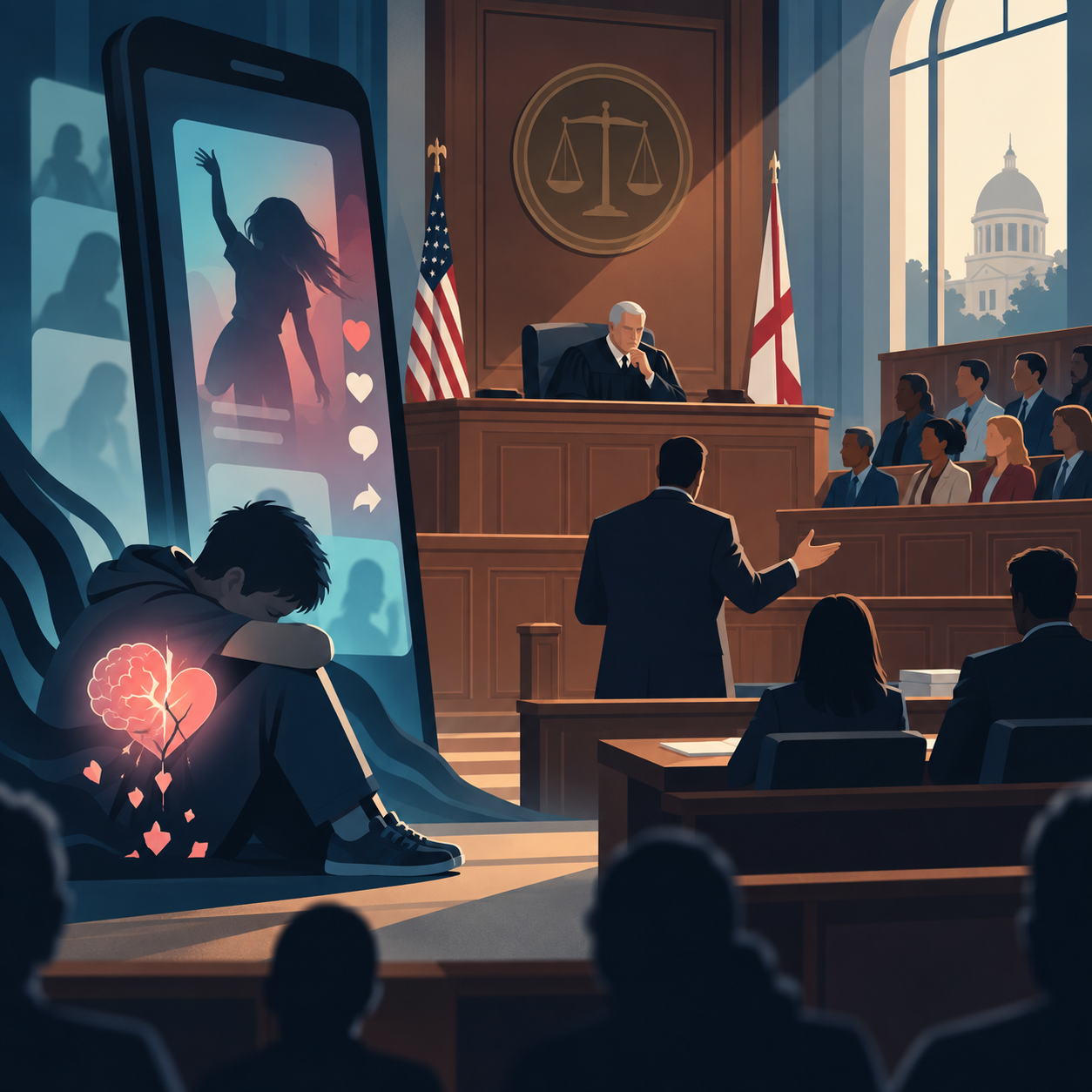 美国首宗TikTok青少年心理健康诉讼将开庭