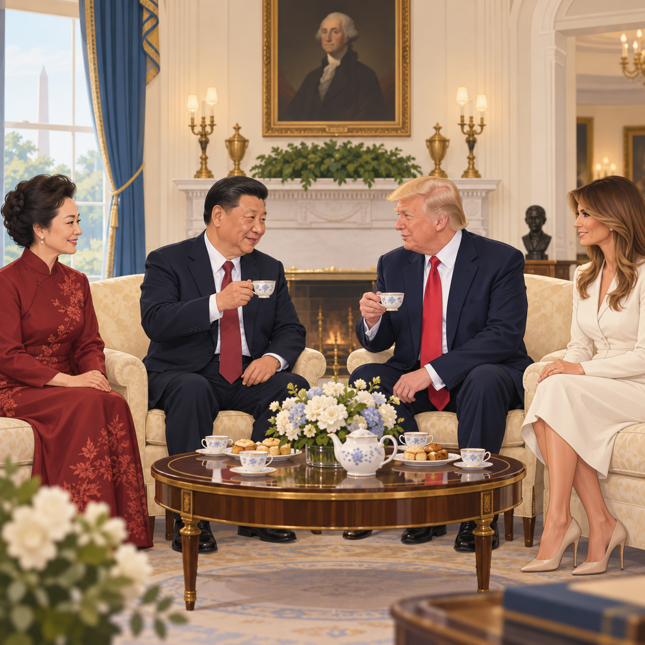 习近平感谢特朗普给予最高礼遇