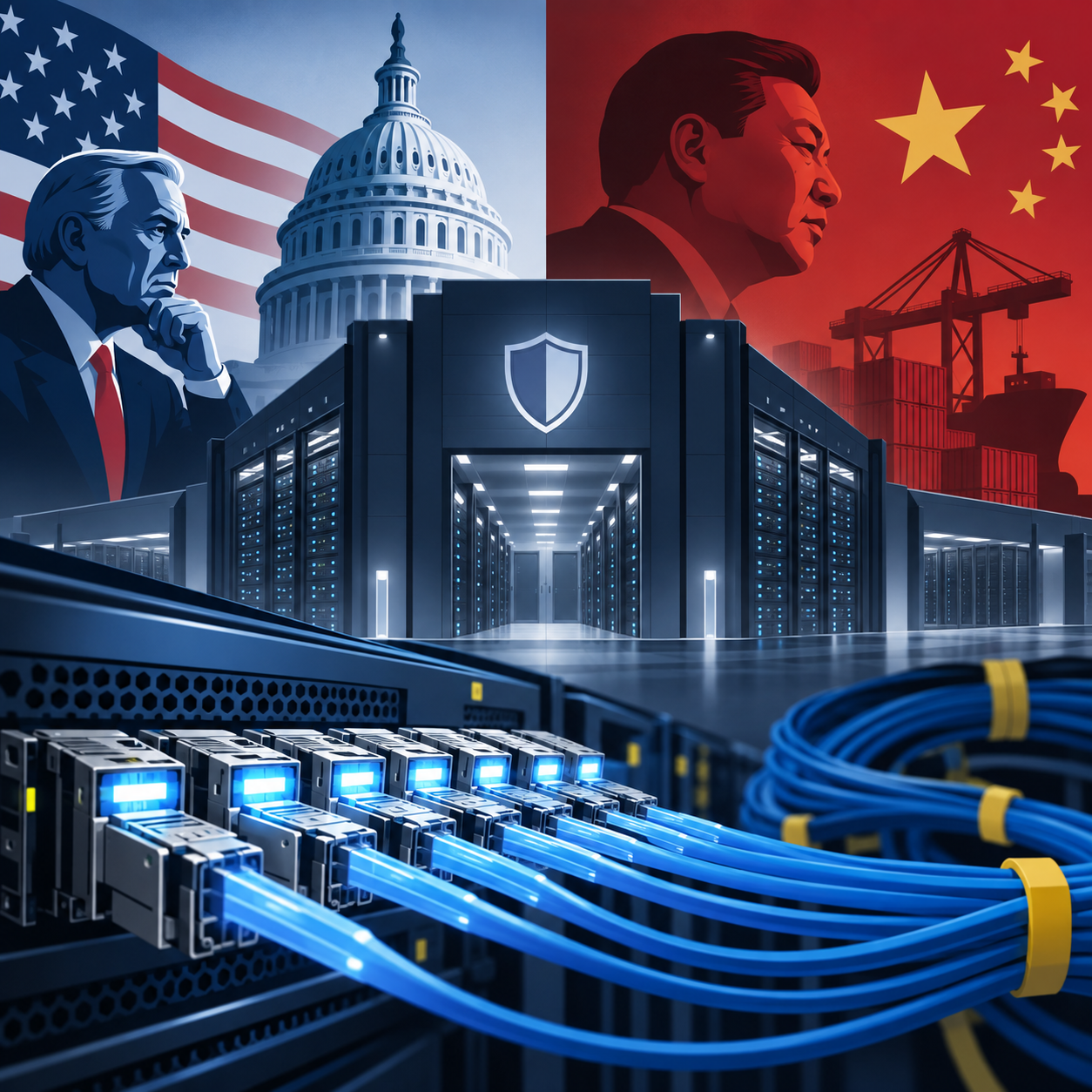 美跨党派议员提案 禁止敏感政府系统使用中国制数据中心组件