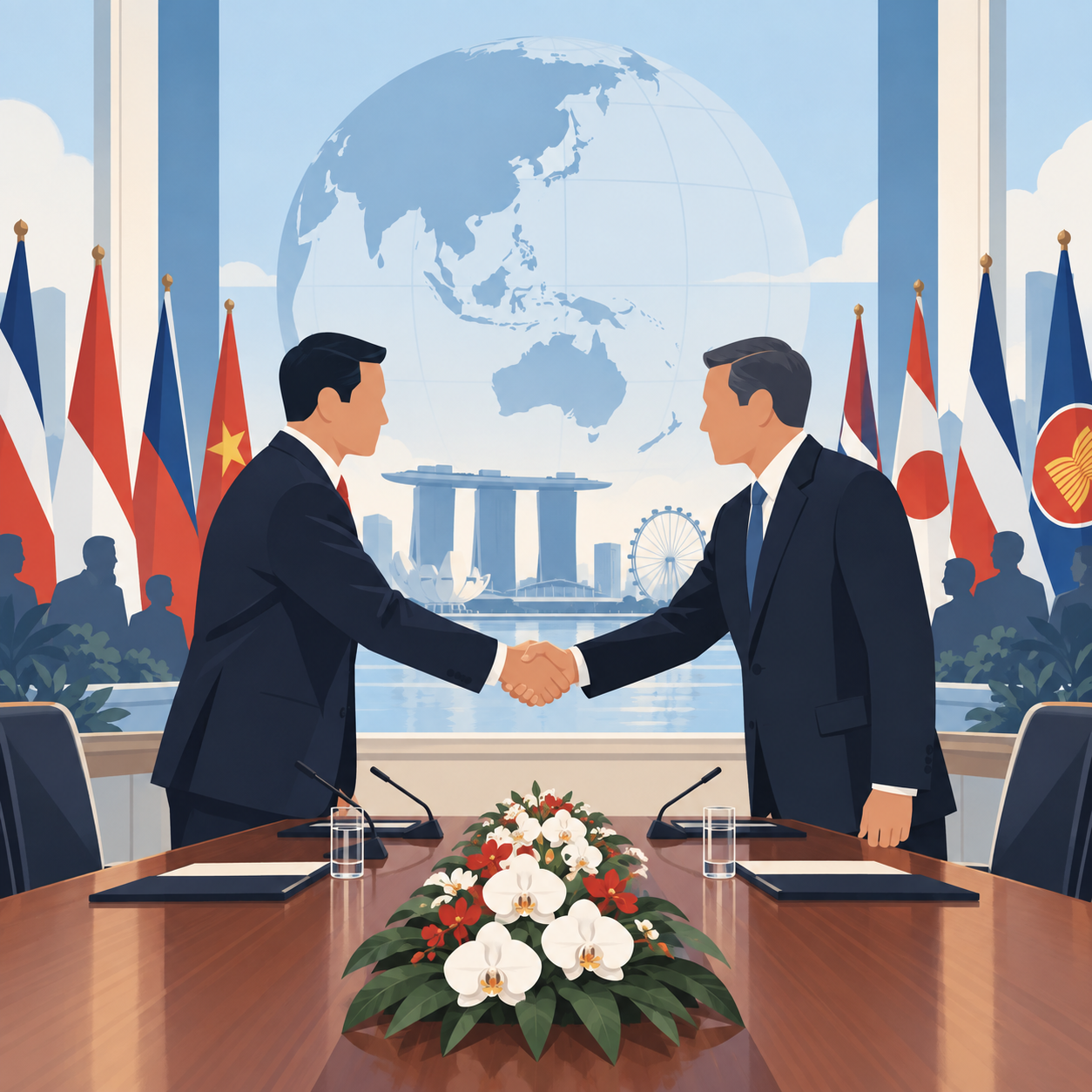 习近平与特朗普同意相互支持主办2026年亚太经合组织会议和二十国集团峰会