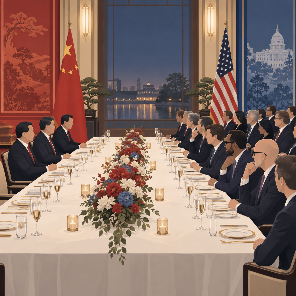 特朗普与习近平会面之际：中国商界领袖在哪里？