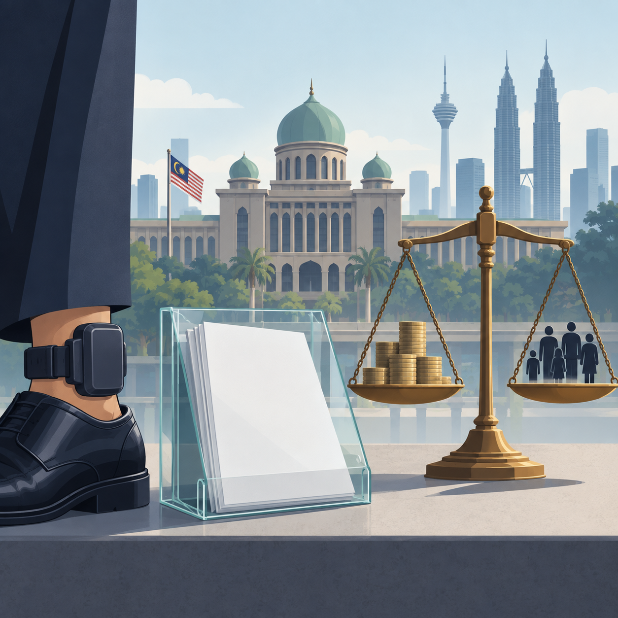 马来西亚律师公会要求公开纳吉居家服刑额外成本