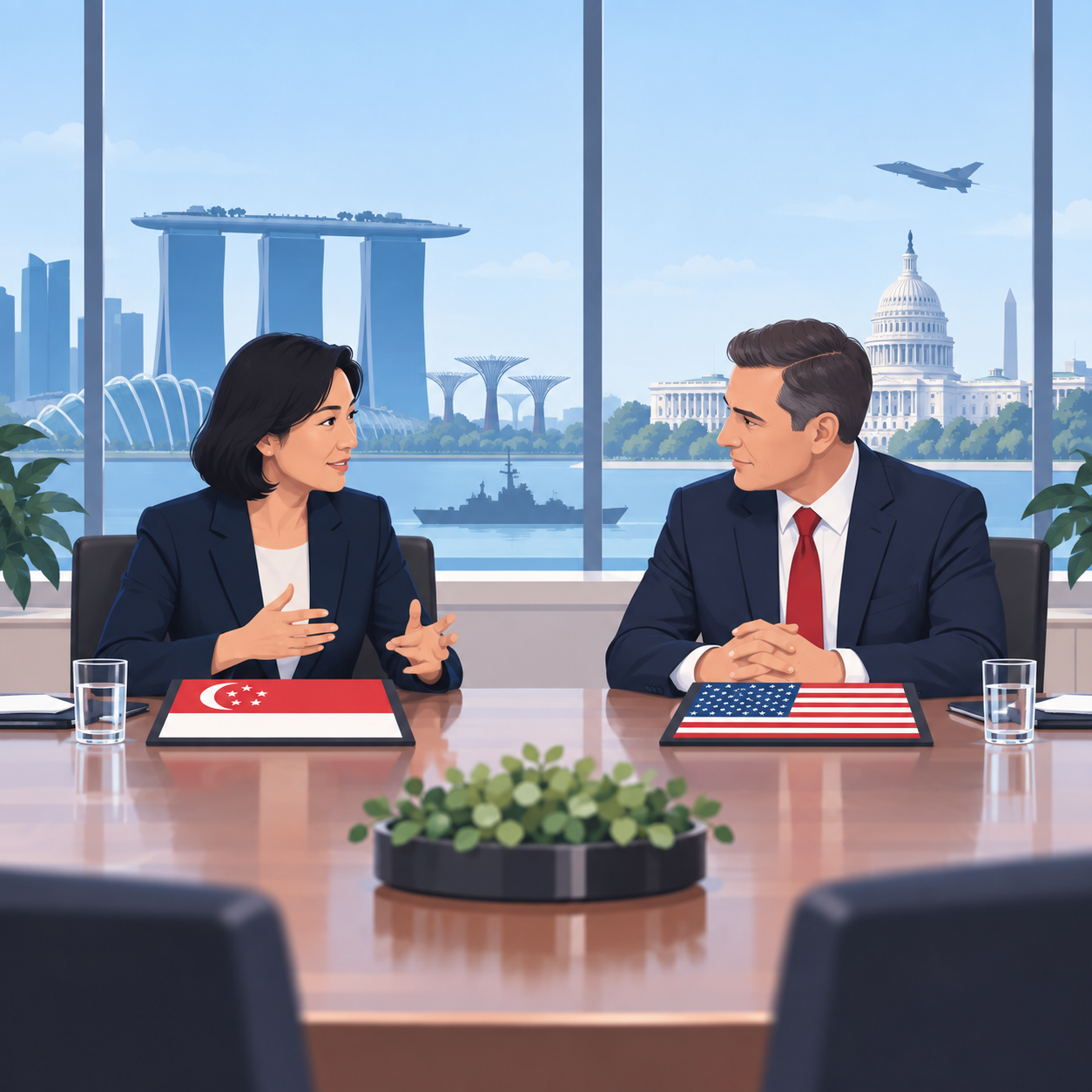 新加坡与美国举行第16次战略安全政策对话