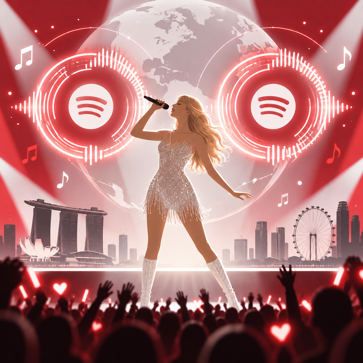 泰勒·斯威夫特凭《The Life of a Showgirl: The Encore》创下两项Spotify纪录