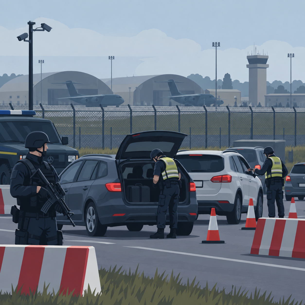 英国费尔福德空军基地发生重大事件