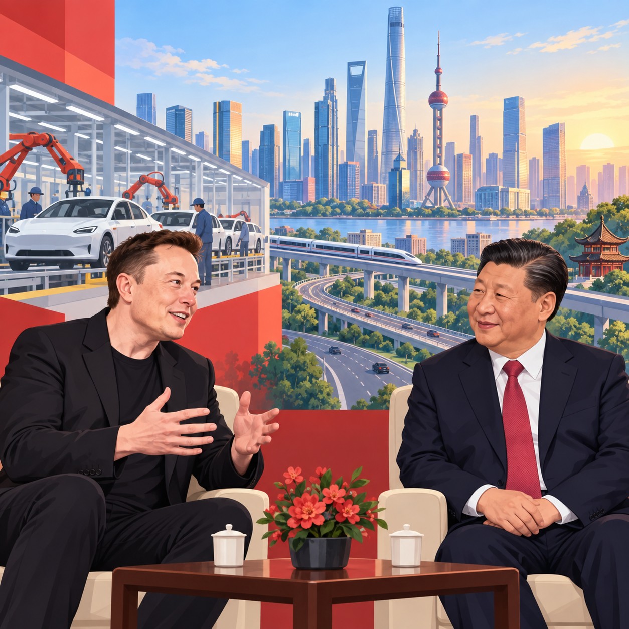 马斯克称赞习近平是“伟大领导人”，称中国繁荣程度大幅提升