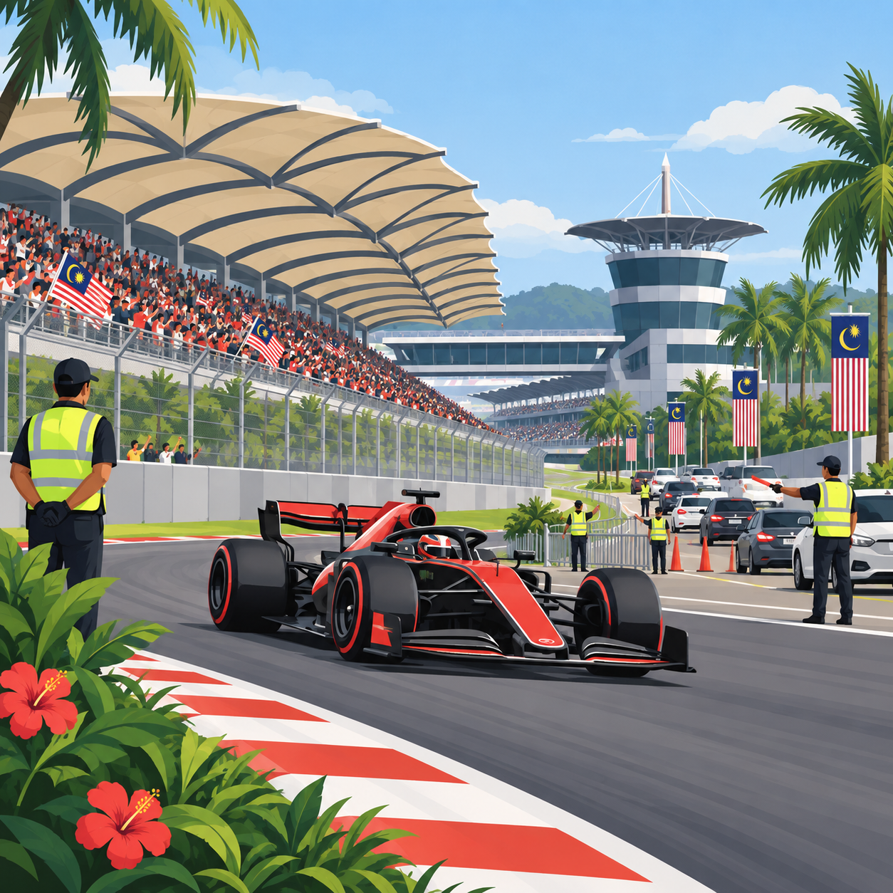马来西亚F1巴林大奖赛将部署约700名保安及交管人员